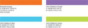 Primary Color Palette for UVA Children's