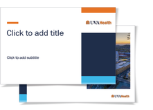 UVA Health Poster Presentation Cyan 6ʻ x 4ʻ